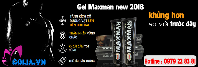 Xem xét bổ sung tăng cường nam mạnh mẽ gel titan maxman 2017